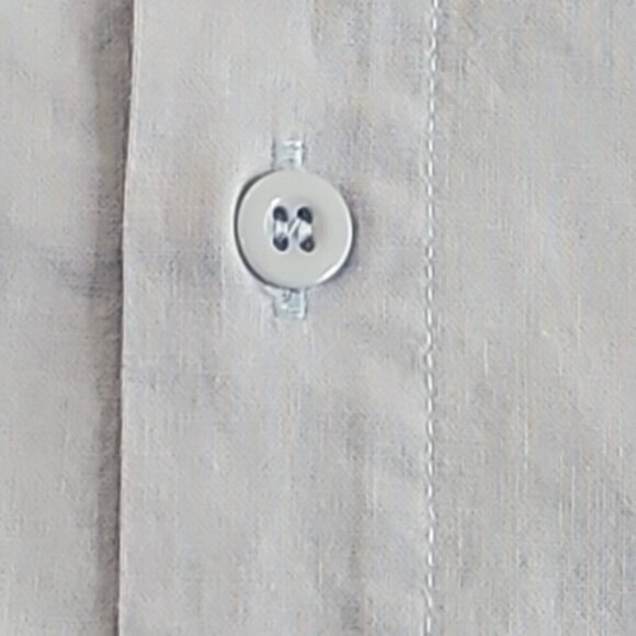 Coofandy Shirt Men's XXL Sky Blue Embroidered Cotton Short Sleeve Bowling EUC - Picture 3 of 12